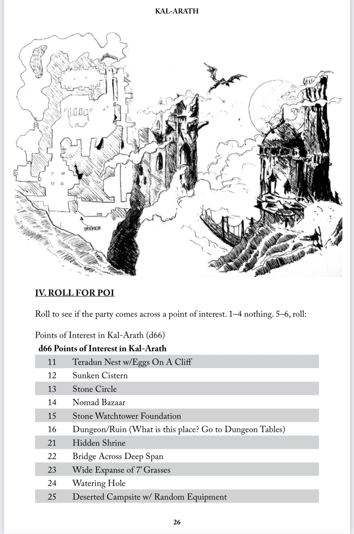 Kal-Arath Core Rules Print Zine