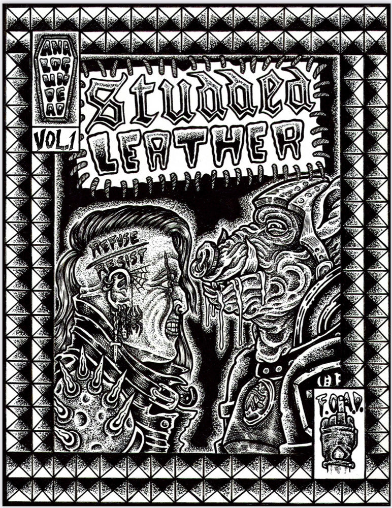 Studded Leather Print Zine