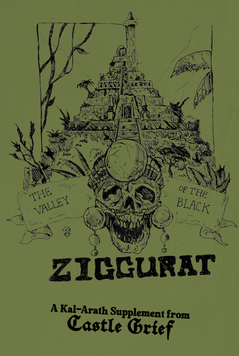 Valley of the Black Black Ziggurat Print Zine